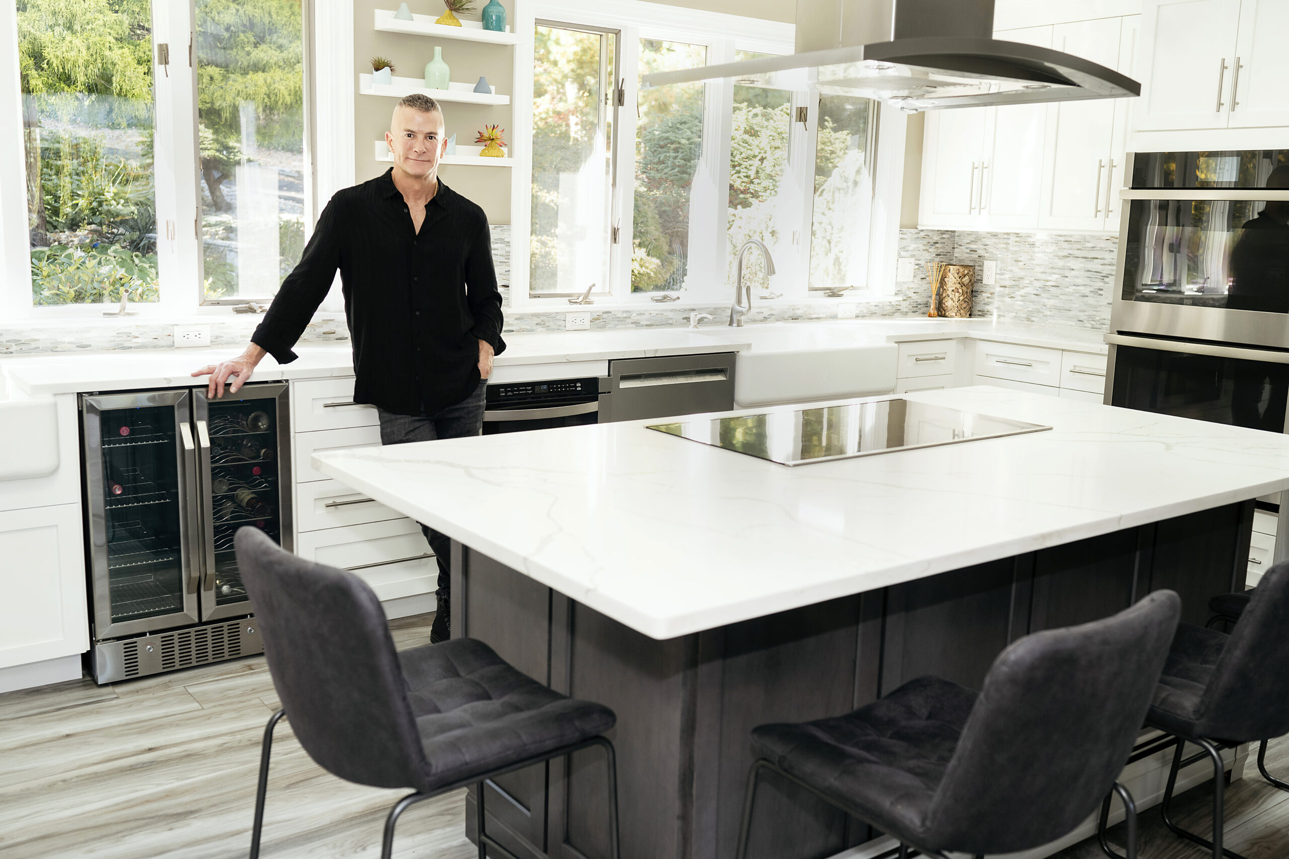 BFV Designs - White kitchen design with Bruce